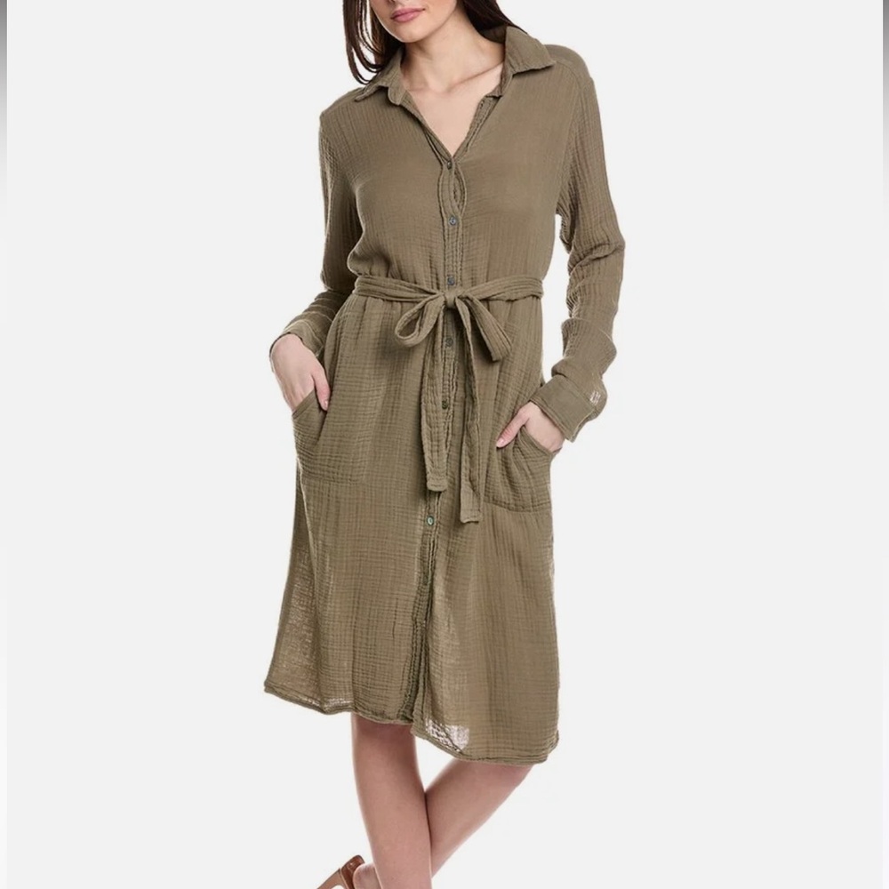 Michael Stars Gauze Cleo Shirt Dress